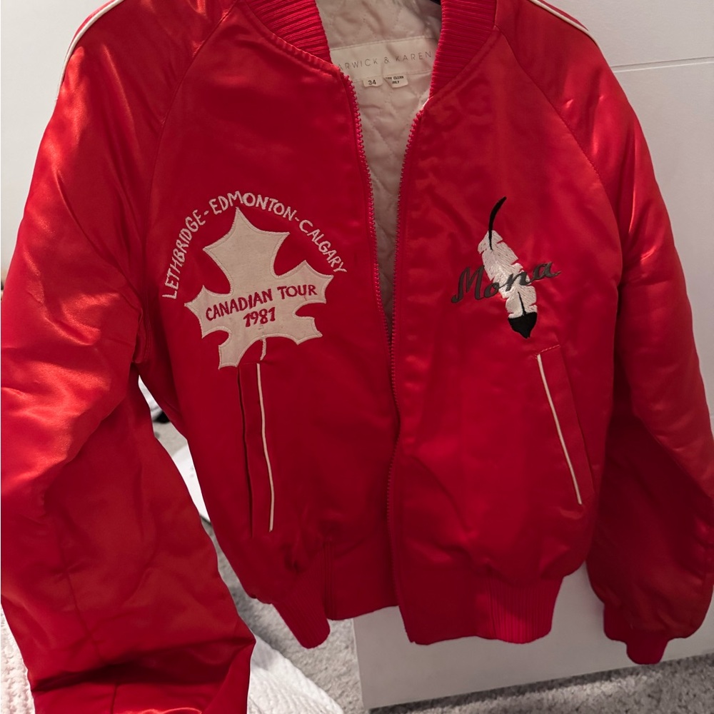 Red Canadian Tour 1981 Jacket